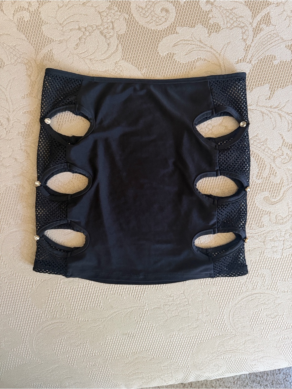 Pretty Little Thing | Cutout Mini Skirt with Side Ring Details
